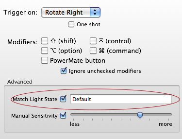 PowerMate Configuration